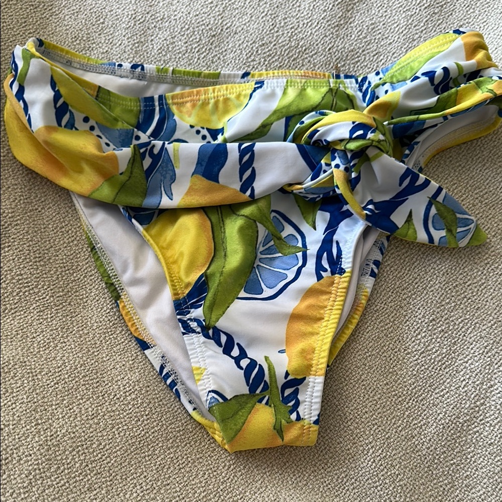Lemon Print Bikini Bottom